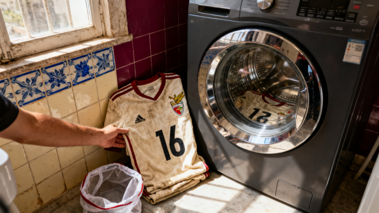 Lavar Camisola de Futebol na Máquina: o Guia Que Vai Salvar as Tuas Cores