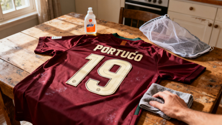 Como Lavar Camisola de Futebol Personalizada Sem Estragar o Nome e o Número