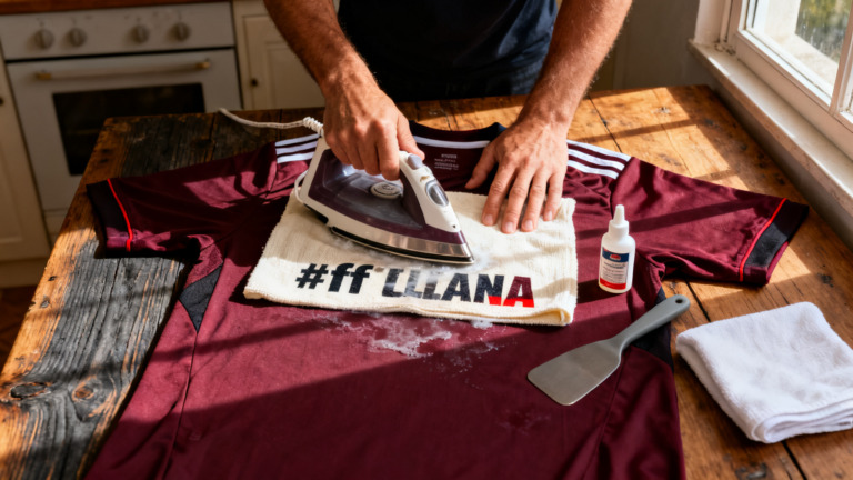 Como tirar a personalização de uma camisola sem estragar o tecido