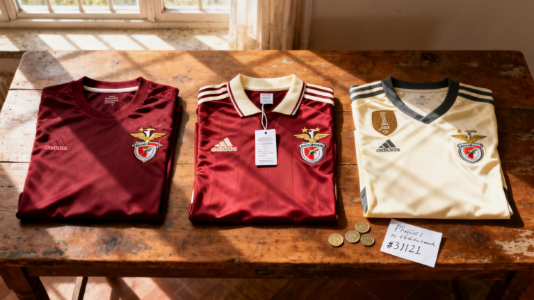 Quanto custa uma camisola de futebol em 2026: oficial, conceito ou pro player